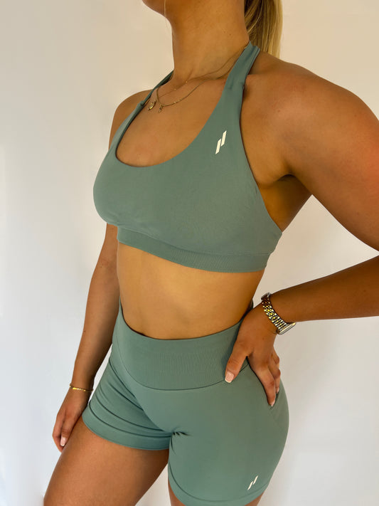 PUMP Sports Bra | Aqua